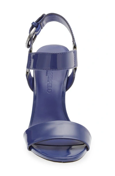 Shop Karl Lagerfeld Cieone Sandal In Azure