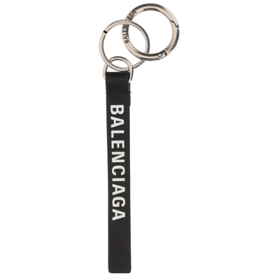 Shop Balenciaga Women's Keychain Keyring In Black