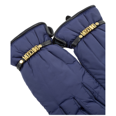 Moschino Women's Gloves In Blue