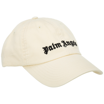 Shop Palm Angels Adjustable Men's Hat Baseball Cap In Beige