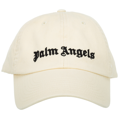 Shop Palm Angels Adjustable Men's Hat Baseball Cap In Beige