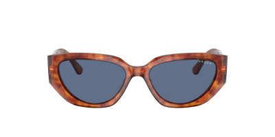 Shop Vogue Eyewear Woman Sunglasses Vo5438s In Dark Blue