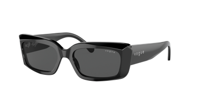 Shop Vogue Eyewear Woman Sunglasses Vo5440s In Dark Grey