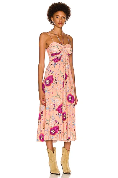 Shop Isabel Marant Jenila Dress In Papaya