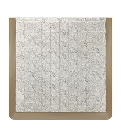 Shop Etro Dainville Print Bedspread (270cm X 270cm) In Grey