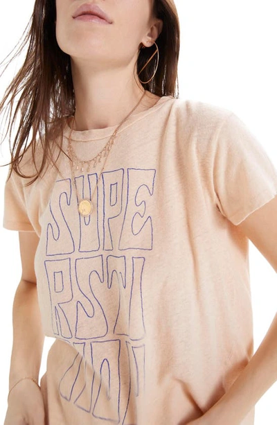 Shop Mother The Sinful Holy Smokes Tee In Superstition