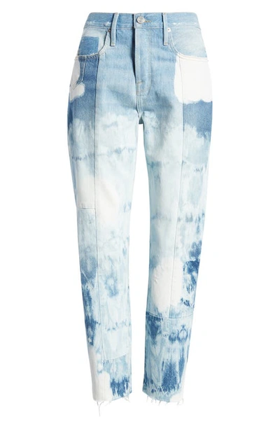 Frame Le Original Bleached High Waist Straight Leg Jeans In Fresco |  ModeSens