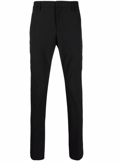 Shop Dondup Tailored Trousers In Nero