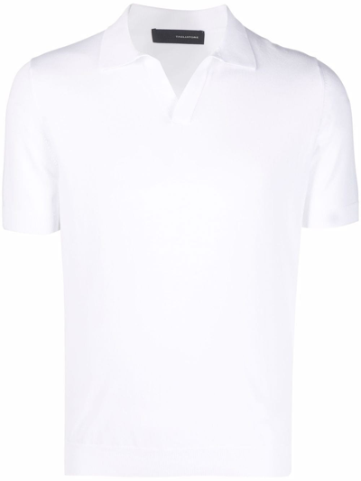 Shop Tagliatore Polo In Bianco