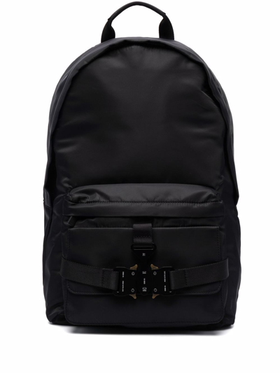 Shop Alyx Logo Buckle Backpack In Nero