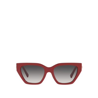 Shop Valentino Va4110 Red Female Sunglasses