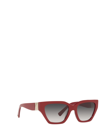 Shop Valentino Va4110 Red Female Sunglasses