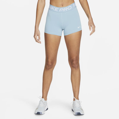 toelage Zwerver Verwacht het Nike Women's Pro 3" Shorts In Blue | ModeSens