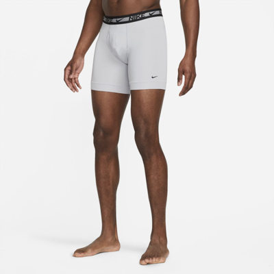 Shop Nike Men's Dri-fit Ultra-stretch Micro Boxer Briefs (3-pack) In Multicolor