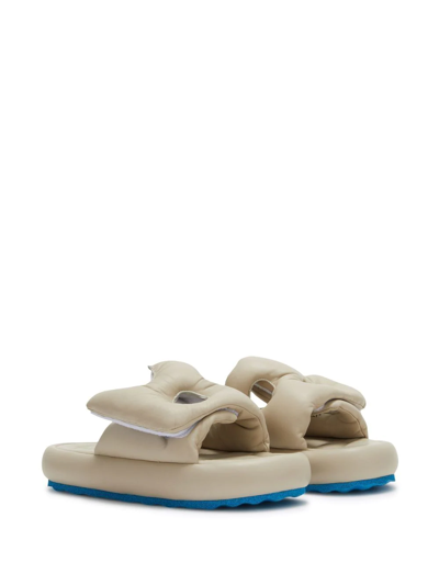 Shop Off-white Meteor Padded Slides In Neutrals