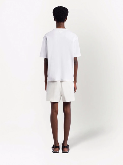 Shop Prada Chest Pocket T-shirt In White