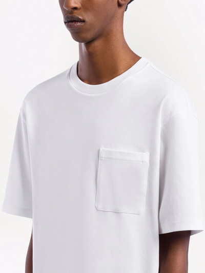 Shop Prada Chest Pocket T-shirt In White