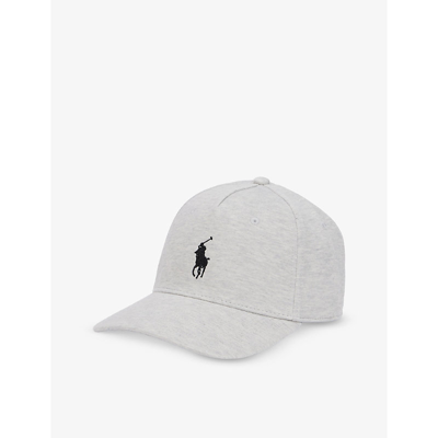 Polo Ralph Lauren Mens  Pony Logo-embroidered Cotton Chino Ball Cap In Grey Heather