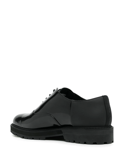Shop Onitsuka Tiger Leather Oxford Shoes In Black
