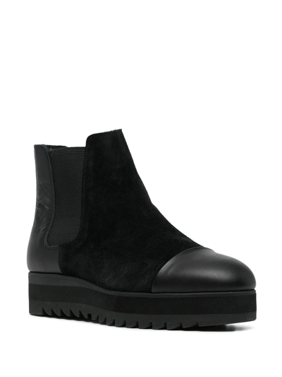 Shop Onitsuka Tiger Side Gore Leather Chelsea Boots In Black