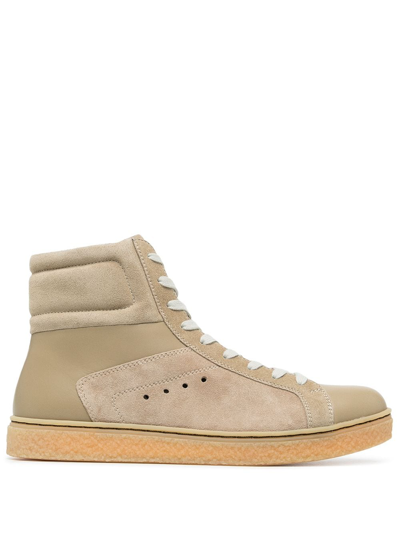 Shop Onitsuka Tiger Mitio Mt High-top Sneakers In Brown