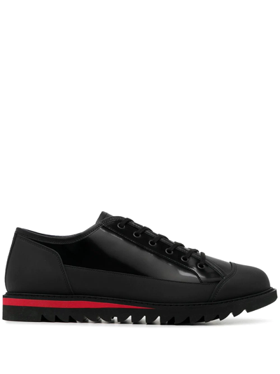Shop Onitsuka Tiger Blucher Low-top Sneakers In Black