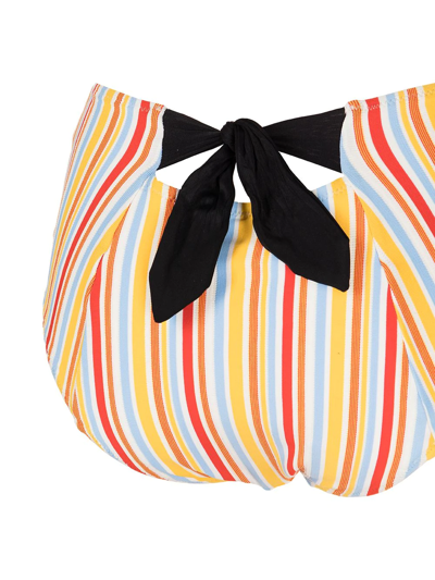 Lemlem Mokati High-waisted Bikini Bottoms In Mehrfarbig