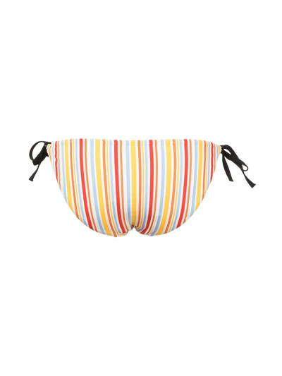 Lemlem Mokati Striped String-tie Bikini Bottoms In Mehrfarbig
