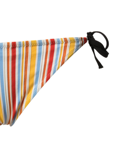 LEMLEM MOKATI STRIPED STRING-TIE BIKINI BOTTOMS 