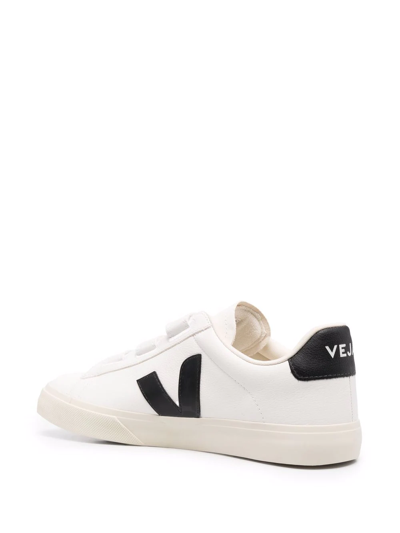 Shop Veja Recife Touch-strap Sneakers In White