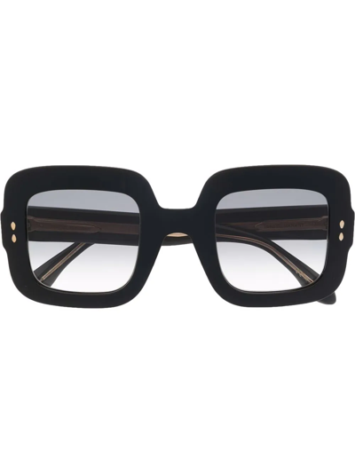 Isabel Marant Eyewear Tinted Square-frame Sunglasses In Black