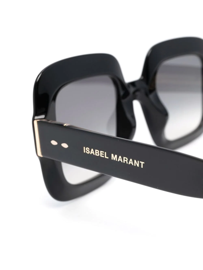 Isabel Marant Eyewear Tinted Square-frame Sunglasses In Black