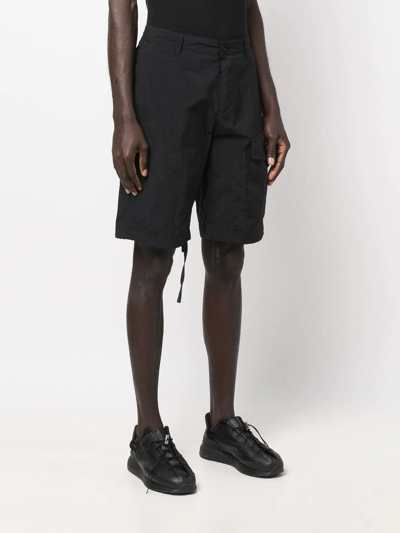 Shop Ten C Cargo-pocket Detail Shorts In Schwarz