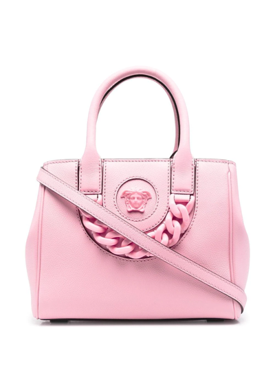 Shop Versace La Medusa Tote Bag In Rosa