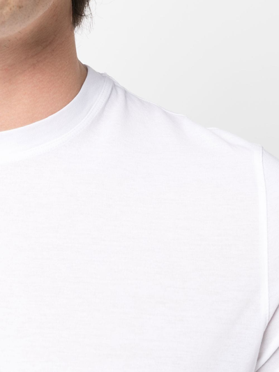 Shop Kired Short-sleeve Cotton T-shirt In Weiss