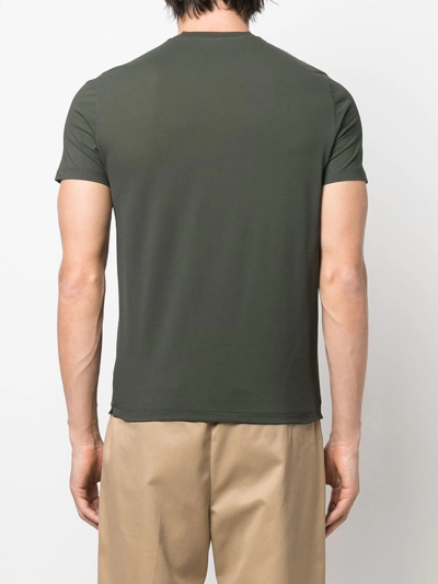 Shop Kired Short-sleeve Cotton T-shirt In Grün