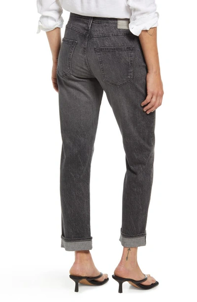Ag Ex Boyfriend High Rise Cropped Slim Jeans In Roadway In Roadway