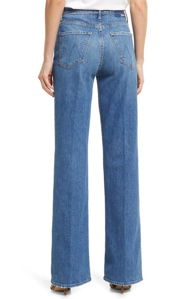 Shop Mother The Maven High Waist Wide Leg Jeans In Running With Scissors