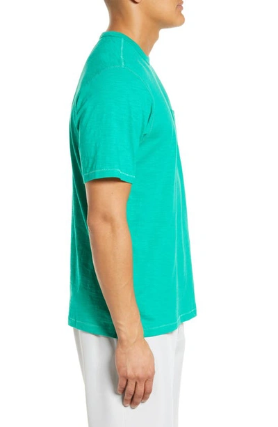 Shop Tommy Bahama Bali Beach Crewneck T-shirt In Green Spiz