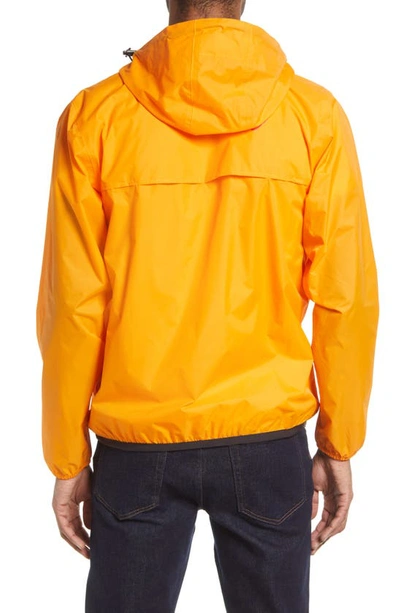 Shop Comme Des Garçons Play K-way Hooded Pullover In Orange