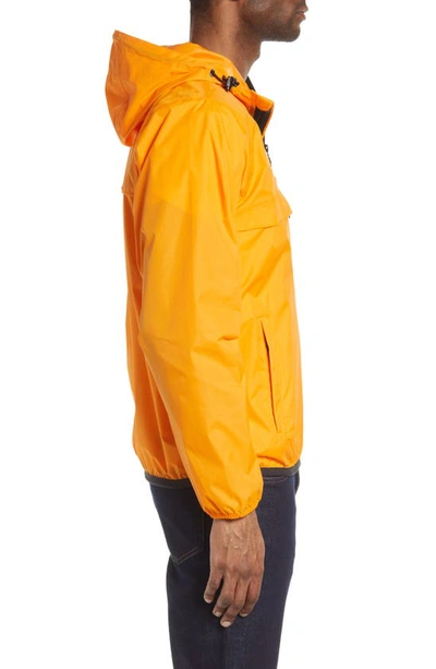 Shop Comme Des Garçons Play K-way Hooded Pullover In Orange