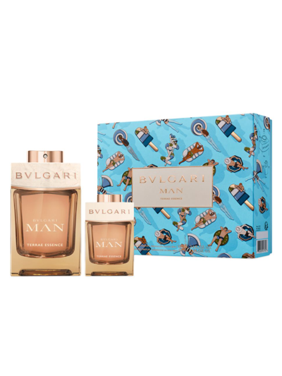 Shop Bvlgari Men's Man Terrare Essence Eau De Parfum 2-piece Set
