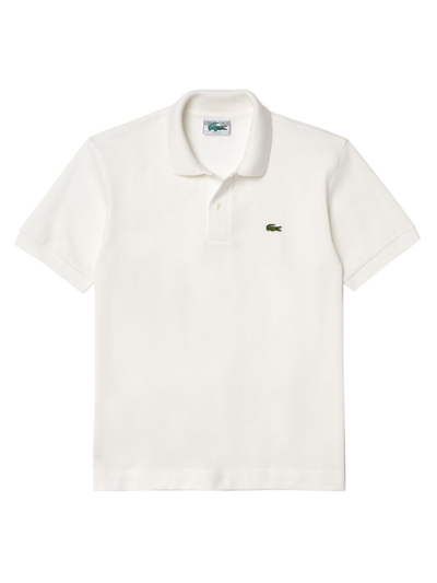 Shop Lacoste Classic-fit Cotton Piqué Polo Shirt In Flour