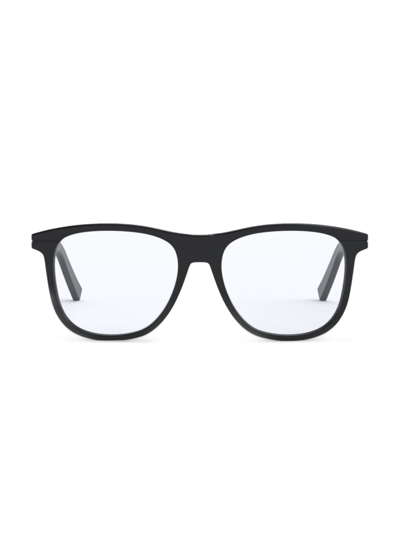 Shop Dior Men's 55mm Square Eyeglasses In Black