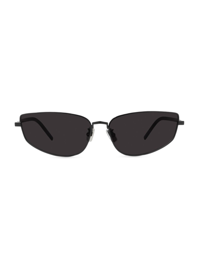 Shop Givenchy Men's 56mm Metal Sunglasses In Black