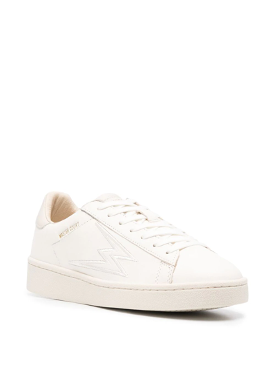 Shop Moa Master Of Arts Masterlegacy Lace-up Sneakers In White