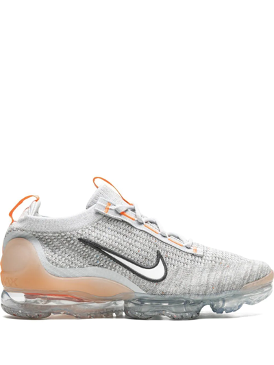 Shop Nike Vapormax Flyknit 2021 Sneakers In Grey