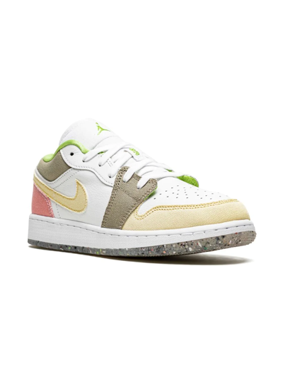 Shop Jordan Air  1 Low "multicolor Pastel Grind" Sneakers In White