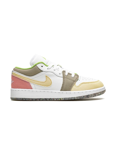 Shop Jordan Air  1 Low "multicolor Pastel Grind" Sneakers In White