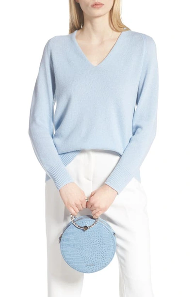 Ted Baker Millah Croc Embossed Round Leather Crossbody Bag In Blue ModeSens